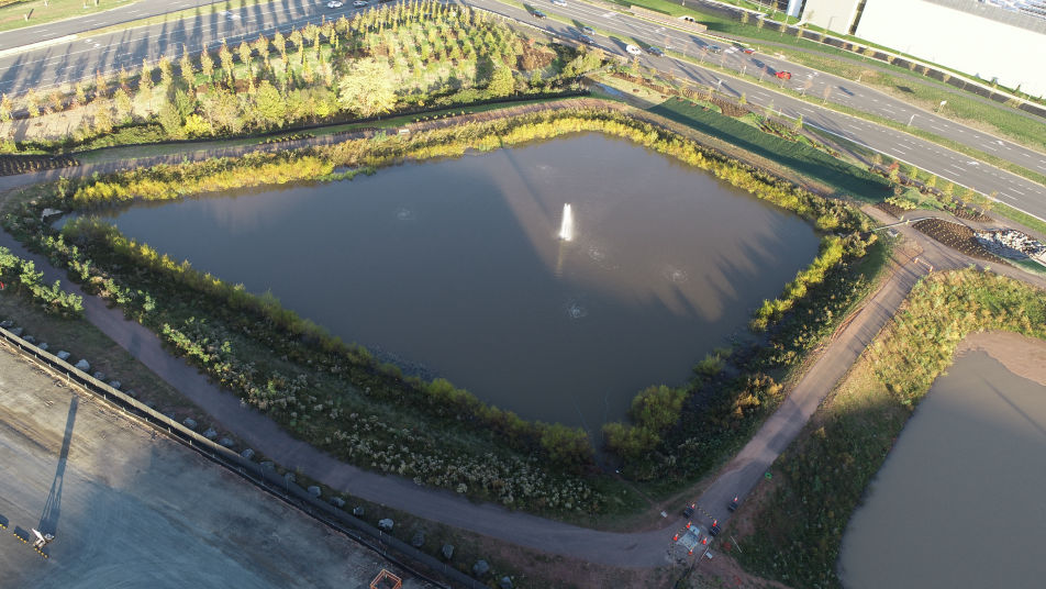 Ashburn chemical spill Pond 2